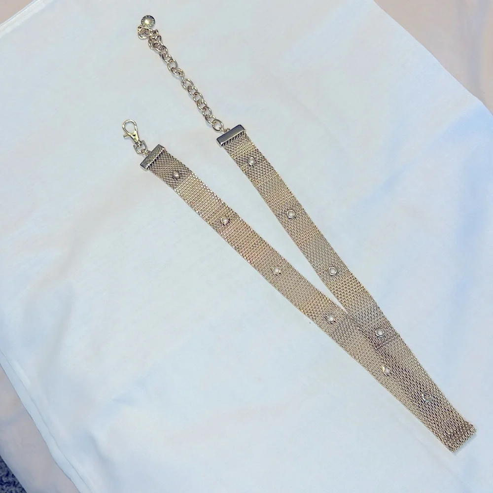 BCBGeneration Mesh Chain Belt